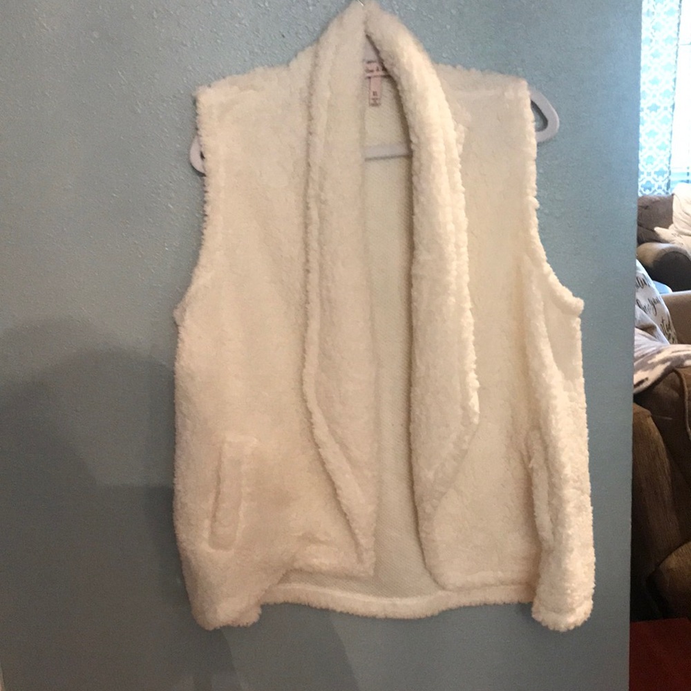Faux Sheepskin Vest